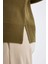 Regular Fit Yumuşak Dokulu Bisiklet Yaka Basic Düz Triko Kazak I6913AZ24WN 6