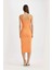 Bodycon Vücuda Oturan Basic Düz Kare Yaka Fitilli Kaşkorse Kolsuz Midi Elbise Z7577AZ24SM 9