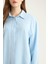 Relax Fit Keten Uzun Kollu Tesettür Gömlek Tunik C3122AX24SM 8