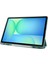 Galaxy Tab S10 Fe Plus SM-X620 Kılıf Tri Folding Kalem Bölmeli Standlı Kılıf Uyandırma Özellikli 4