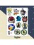 Marvel Sticker Seti, Süper Kahramanlar Sticker Seti, 40 Adet Marvel Etiket 4