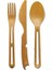Koziol Kahverengi Çatal Kaşık Bıçat Seti 1