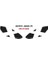 Rks Srk 125 R 2023 - 2025 Uyumlu Far Sticker Beyaz x 1