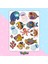 Deniz Canlıları Sticker Seti, Balık ve Ahtapot Sticker Seti, Balıkçı ve Av Temalı Sticker, 33 Adet Deniz Canlıları Etiket 3