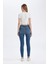 Skinny Fit Yüksek Bel Bilek Boy Jean Pantolon C7611AX24WN 7