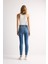Skinny Fit Yüksek Bel Bilek Boy Jean Pantolon C7611AX24WN 10