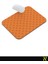 Turuncu Renkli Kalpli Desenli Ergonomik Mouse Pad - 23 cm x 19 cm - Kaydırmaz Taban Ev ve Ofis Kullanımı Fare Altlığı Mousepad 5