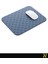 Lacivert Renkli Kalpli Desenli Ergonomik Mouse Pad - 23 cm x 19 cm - Kaydırmaz Taban Ev ve Ofis Kullanımı Fare Altlığı Mousepad 3