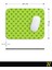 Yeşil Renkli Kalpli Desenli Ergonomik Mouse Pad - 23 cm x 19 cm - Kaydırmaz Taban Ev ve Ofis Kullanımı Fare Altlığı Mousepad 6