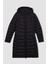 Fit Su İtici Slim Fit Dar Kesim Kapüşonlu Kapitoneli Fermuarlı Cepli Uzun Şişme Mont Parka A1556AX24WN 9