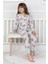 Cute Flamingo Desenli Kız Çocuk Pijama Takımı 2