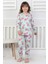 Cute Flamingo Desenli Kız Çocuk Pijama Takımı 3