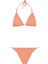 Inci Detaylı Somon Üçgen Bikini Takım 1