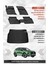 Ford Kuga 2020+ Uyumlu 4.5d Premium Havuzlu Oto Paspas ve Liner Marka 3D Bagaj Havuzu 1