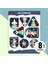 Uzay Sticker Seti, Astronot Sticker, 8 Adet Uzay Etiket 1