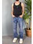 Taşlanmış Kot Pantolon Regular Kalıp 4