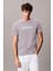 Erkek Kontur Grafik Baskılı T-Shirt - Gri 1