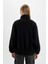 Regular Fit Yarım Fermuarlı Baskılı Polar Sweatshirt C7829AX24WN 6