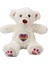 Bfs 3184 Gökkuşağı Kalpli Peluş Ayı 30 cm -Sunman 4