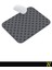 Siyah Renkli Kalpli Desenli Ergonomik Mouse Pad - 23 cm x 19 cm - Kaydırmaz Taban Ev ve Ofis Kullanımı Fare Altlığı Mousepad 5