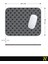 Siyah Renkli Kalpli Desenli Ergonomik Mouse Pad - 23 cm x 19 cm - Kaydırmaz Taban Ev ve Ofis Kullanımı Fare Altlığı Mousepad 6