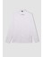 Modern Fit Polo Yaka Poplin Uzun Kollu Beyaz Gömlek R4340AZNS 7