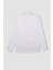 Modern Fit Polo Yaka Poplin Uzun Kollu Beyaz Gömlek R4340AZNS 9