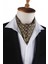 Çok Renkli Motif Desen Erkek Ascot Fular K643 2