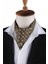 Çok Renkli Motif Desen Erkek Ascot Fular K643 3