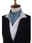 Mavi Motif Desen Italyan Ipek Ascot Fular K648 4