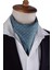 Mavi Motif Desen Italyan Ipek Ascot Fular K648 5