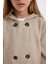 Kız Çocuk Kapüşonlu Kaşe Parka C8554A824AU 8
