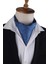 Mavi Motif Desen Italyan Ipek Ascot Fular K657 1