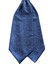 Mavi Motif Desen Italyan Ipek Ascot Fular K657 4