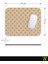 Kahverengi Renkli Kalpli Desenli Ergonomik Mouse Pad - 23 cm x 19 cm - Kaydırmaz Taban Ev ve Ofis Kullanımı Fare Altlığı Mousepad 6