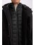Su İtici Slim Fit Dar Kesim Kapüşonlu Fermuarlı Çıtçıt Kapamalı Cepli Mont C7443AX24WN 8