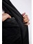 Su İtici Slim Fit Dar Kesim Çıkarılabilir Kapüşonlu Fermuarlı Cepli Suni Deri Mont N9682AZ24WN 9