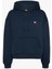 Kadın Boxy Fit Kapüşonlu Logolu Sweatshirt - Lacivert 5