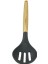 Bambu Saplı Silikon Delikli Kaşık 32 cm SMG005 1