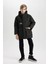 Erkek Çocuk Su Geçirmez Kapüşonlu Fermuarlı Çıtçıtlı Cepli Parka C8902A824WN 6