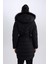 Fit Uzun Mont Parka Su İtici Rüzgar Geçirmez Parmak Geçmeli Kapüşonlu Fermuarlı C8505AX24WN 9