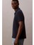 Erkek Polo Yaka Pike T-Shirt - Lacivert 3