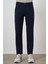Erkek Lacivert Pamuk 5 Cep Dynamic Fit Jean Kot Pantolon 1