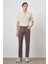 Erkek Kahve Pamuk 5 Cep Dynamic Fit Jean Kot Pantolon 2