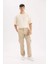 Gabardin Pantolon Wide Leg Bol Rahat Kesim Kargo Cepli Düz Paça C9160AX24AU 2