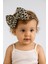 Büyük Fiyonklu Kız Bebek / Çocuk Saç Bandı Leopar 2