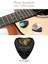 7’li Kahverengi Gitar ve Ukulele Pena Seti + Pena Taşıma Kutusu Hediye | Selüloid Pena (0,71MM) 4