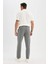Tailored Fit Normal Kesim Düz Paça Her Yöne Esneyen Yazlık Kumaş Pantolon C7508AX24AU 8