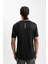 Fit Slim Fit Dar Kesim Bisiklet Yaka Baskılı Sporcu Kısa Kollu Tişört X6142AZ24AU 6