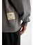 Fit NBA Los Angeles Lakers Oversize Geniş Kalıp Bisiklet Yaka Kalın Sweatshirt C9254AX24AU 6